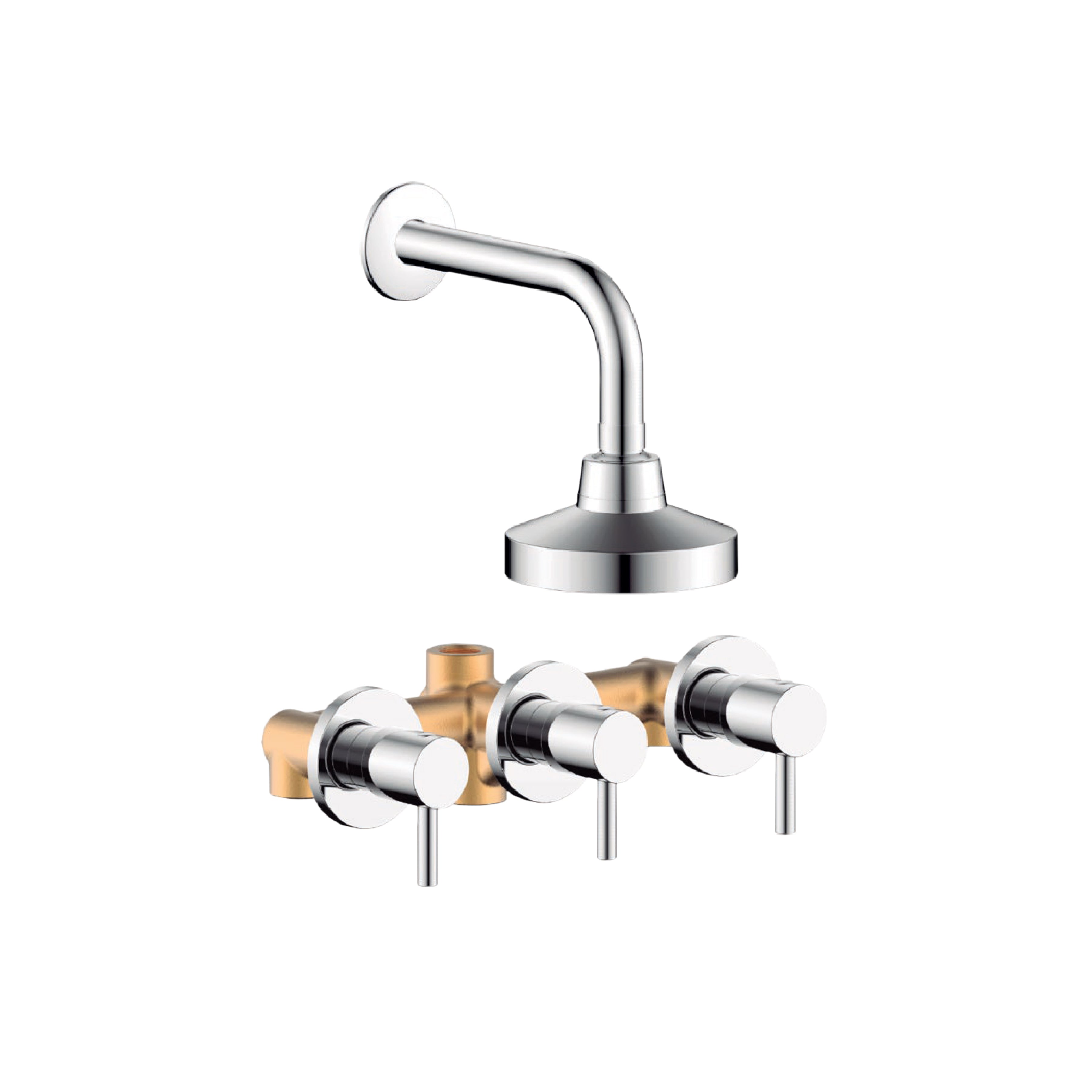 Mezcladora P/Ducha Y Tina -3003- New Style Aleta2 Fratelli